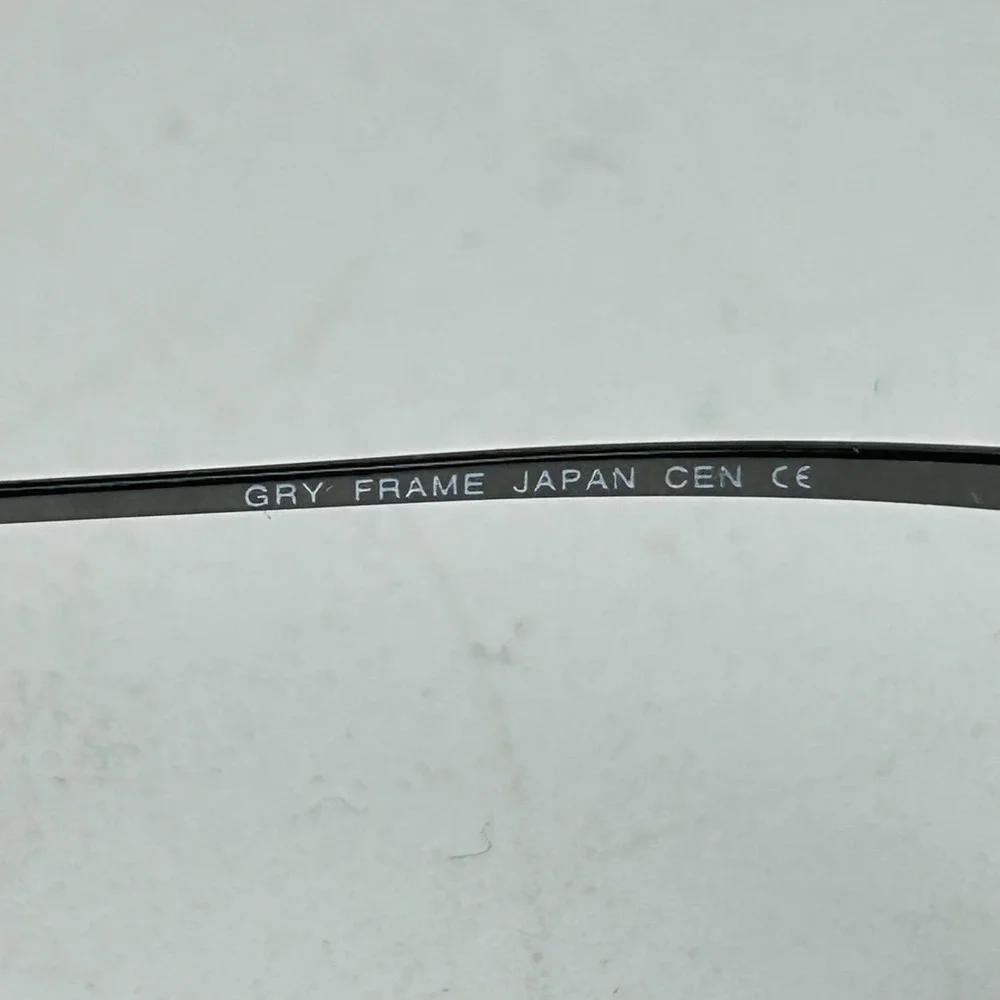 Alfred Sung 4590 Unisex Adult Eyeglasses Frame Grey Titanium Oval Full Rim 140mm